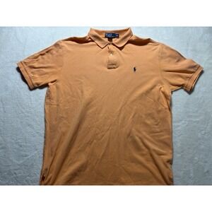 Polo Ralph Lauren Men's Short Sleeve Orange Polo Shirt Size XXL